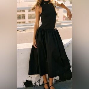 Free People Pepita Midi Dress